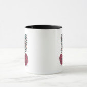 Liebe Kirsche viel lustiges Obst Tasse (Zentrum)