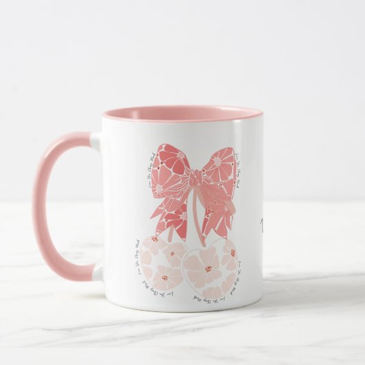 Liebe Kirsche viel lustiges Obst Tasse (Links)