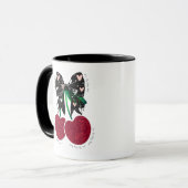 Liebe Kirsche viel lustiges Obst Tasse (Vorderseite Links)