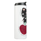 Liebe Kirsche viel lustiges Obst Thermosbecher (Nach links gedreht)