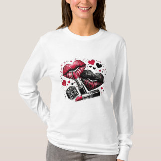 Liebe, Kiss, Romantik T-Shirt