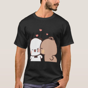 Liebe Kiss von Dudu Bear zu Bubu Pandaâ  benuzter T-Shirt