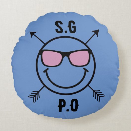 Liebe Kissen Erstklassiges Paar Rundkissen (Vorderseite)