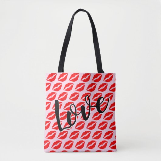 Liebe & Kisses Tasche (Vorderseite)