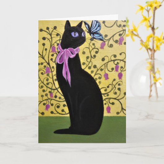 LIEBE KITÄT, GEBURTSKARTE KARTE (Gelbe Blume)