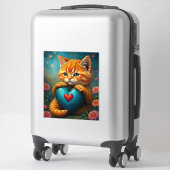 Liebe Kitty Aufkleber (Koffer)