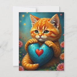 Liebe Kitty Feiertagskarte