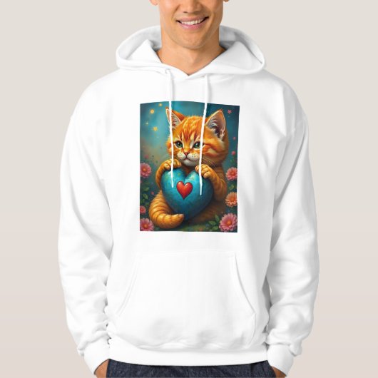 Liebe Kitty Hoodie (Vorderseite)