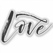 Liebe Klare Vinyl-Aufkleber für den benutzerdefini Aufkleber (Vorderseite)