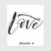 Liebe Klare Vinyl-Aufkleber für den benutzerdefini Aufkleber (Blatt)