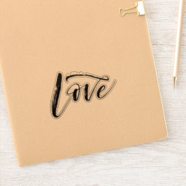 Liebe Klare Vinyl-Aufkleber für den benutzerdefini Aufkleber