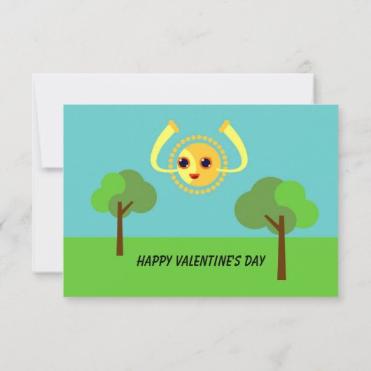 Liebe Klassenzimmer Kinder Valentinin (Rückseite)