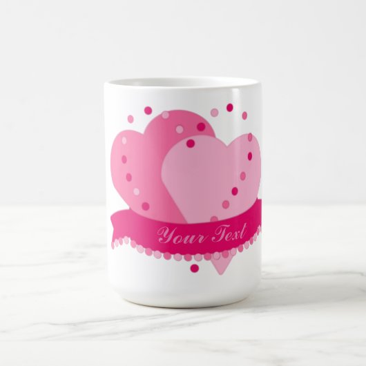 Liebe - klassische weiße Tasse (Mittel)