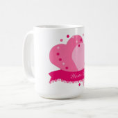 Liebe - klassische weiße Tasse (Vorderseite Links)