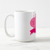 Liebe - klassische weiße Tasse (Links)
