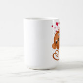 Liebe - klassische weiße Tasse (Mittel)