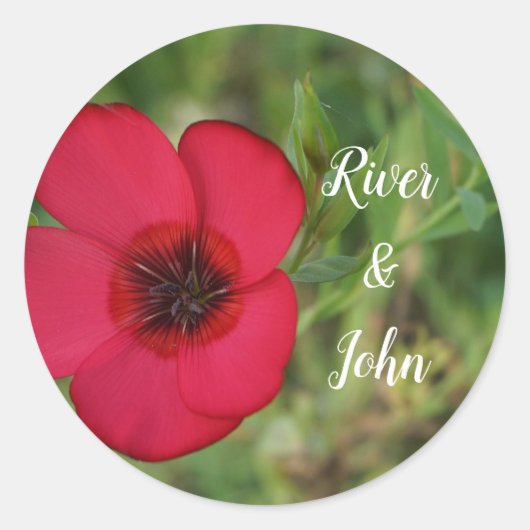 Liebe Klassischer Rundaufkleber Runder Aufkleber (Vorderseite)