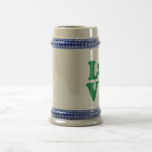 Liebe-Kleeblatt Bierglas (Mittel)