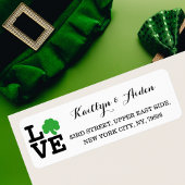 Liebe Kleeblatt Irish Clover Custom St Patricks Da