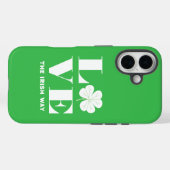 Liebe Kleeblatt Kleiner Text für den benutzerdefin Case-Mate iPhone Hülle (Rückseite (Horizontal))