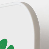 Liebe Kleeblatt Kleiner Text in der irischen Schri Pickleball Schläger (Linke Seite)