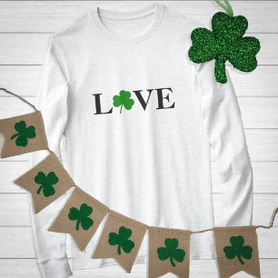 Liebe Kleeblatt St. Patrick's Day T-Shirt