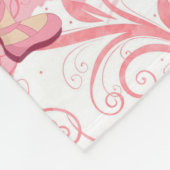 Liebe-kleiner Kuchen Fleecedecke (Ecke)