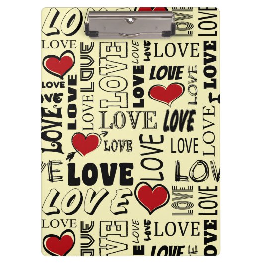Liebe Klemmbrett (Vorderseite)