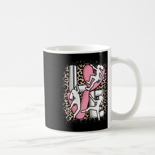 Liebe Klettern Bouldering Fels Klettern Kletterin  Kaffeetasse (Rechts)
