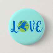 Liebe Klimawandel Button (Vorderseite)