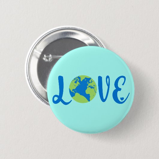 Liebe Klimawandel Button (Vorne & Hinten)