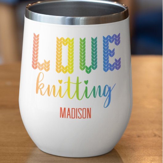 Liebe Knittern Farblich Niedlich