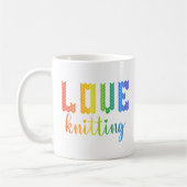 Liebe Knittern Farblich Niedlich Kaffeetasse (Links)