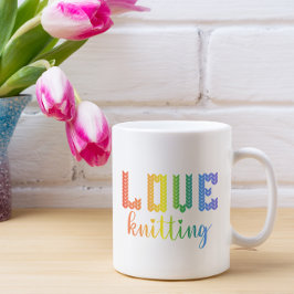 Liebe Knittern Farblich Niedlich Kaffeetasse