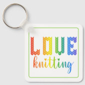 Liebe Knittern Helle Farbige Niedliche Schlüsselan Schlüsselanhänger (Vorderseite)