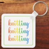 Liebe Knittern Helle Farbige Niedliche Schlüsselan Schlüsselanhänger (Rückseite)