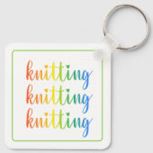 Liebe Knittern Helle Farbige Niedliche Schlüsselan Schlüsselanhänger (Rückseite)