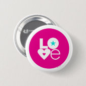 Liebe-Knopf Button (Vorne & Hinten)
