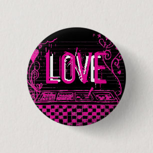 Liebe-Knopf Button