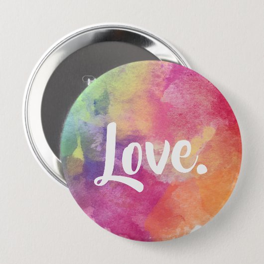 Liebe. - Knopf Button (Vorne & Hinten)