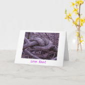 'Liebe Knot Karte (Gelbe Blume)