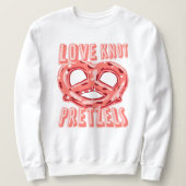 Liebe Knot Pretzel Sweatshirt (Design vorne)