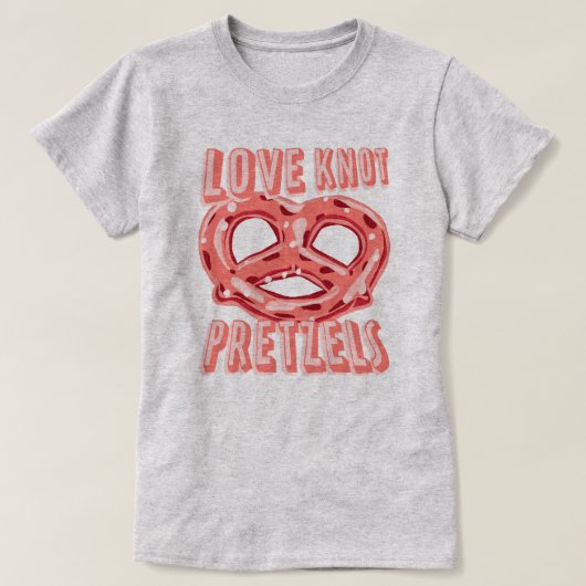 Liebe Knot Pretzel T-Shirt (Design vorne)