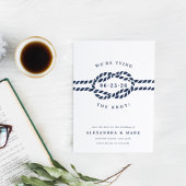 Liebe Knot Save the Date Karte