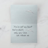 Liebe Knoten Valentinkarte Feiertagskarte (Innenseite)