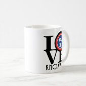 LIEBE Knoxville TN 11oz Kaffeetasse (VorderseiteRechts)