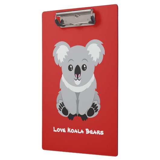 Liebe-Koala-Bären Klemmbrett (Links)