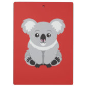 Liebe-Koala-Bären Klemmbrett (Rückseite)