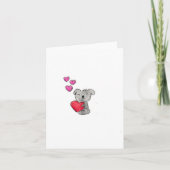 Liebe Koala Bear Feiertagskarte (Vorderseite)