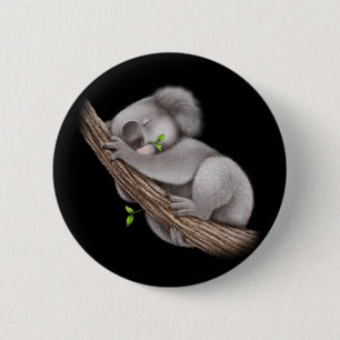 Liebe Koala Bears Button